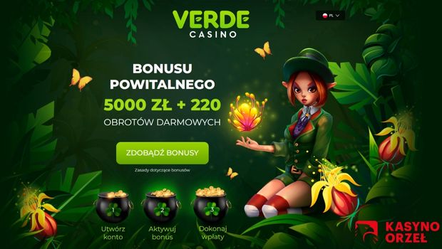 bonus powitalny Verde Casino